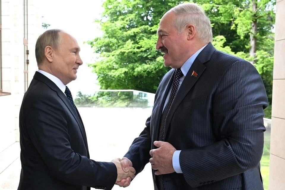 Путин поздравил Лукашенко с Днем единения народов России и Белоруссии Фото: пресс-служба Кремля