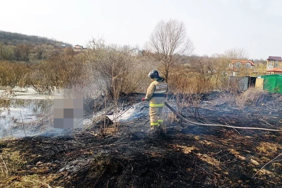 70-летний пенсионер погиб, сжигая сухую траву в Хлевенском районе под Липецком