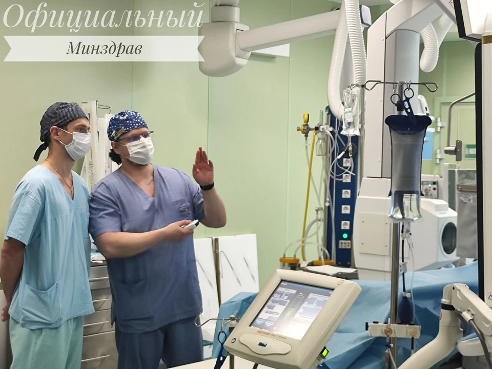 Имплантацию клапана легочной артерии впервые в СНГ осуществили белорусские хирурги. Фото: телеграм-канала Минздрава Беларуси