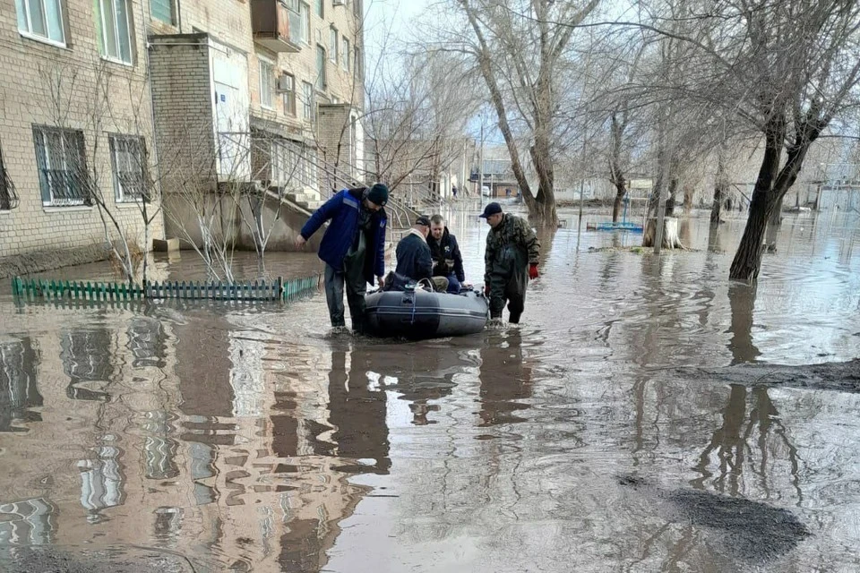 Мост смыло течением в нацпарке "Бузулукский бор" в Оренбургской области