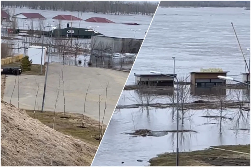 Жительница Екатеринбурга оказалась в центре паводка в Костанае. Фото: Елена Чепкая