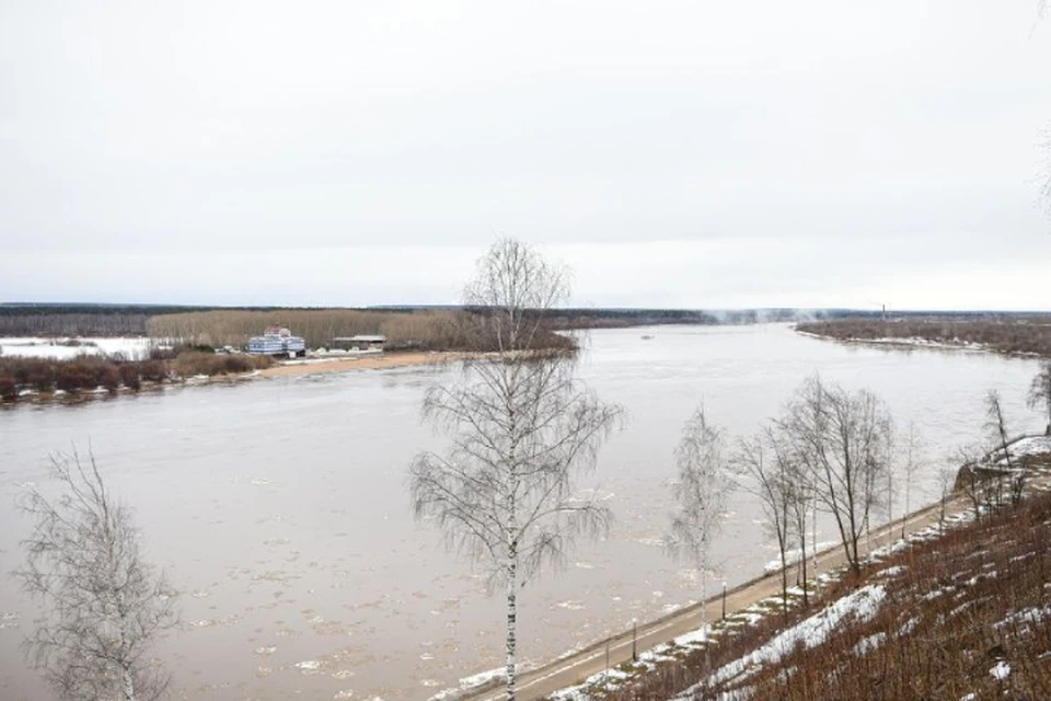 В Кирове пик половодья, по прогнозам, наступит в конце текущей недели. Фото: киров.рф