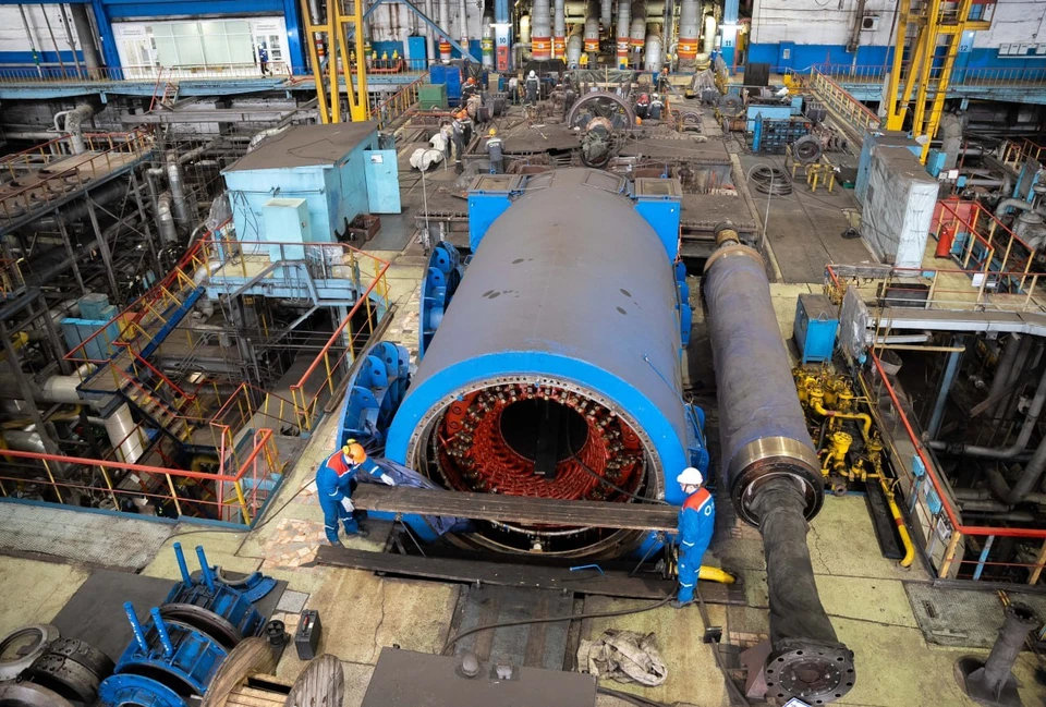 Новосибирская ТЭЦ-5 проводит капремонт энергоблока №2. Фото: СГК