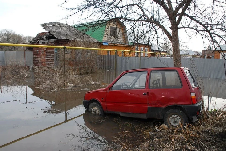 Река Уй затопила два жилых дома в Новосибирской области.