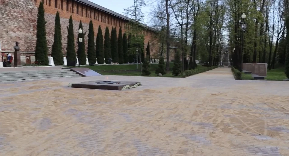 Сквер Памяти Героев в Смоленске откроется 1 мая Фото: Администрация города Смоленска