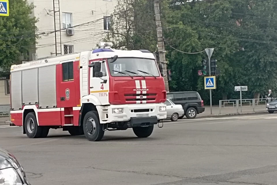 Один из пожаров произошёл в Твери.