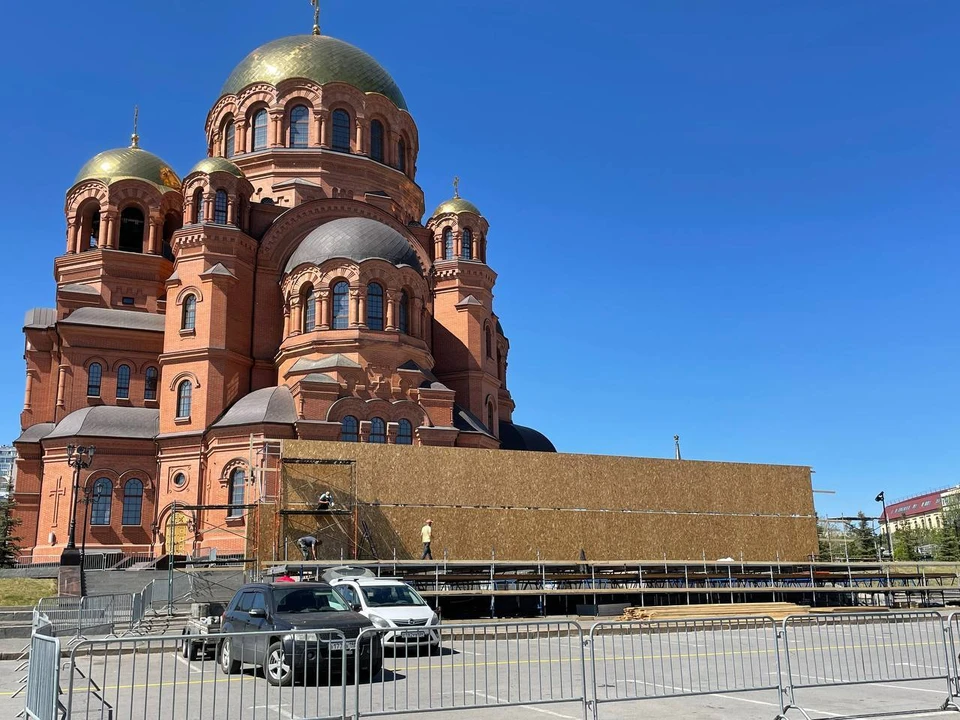 Волгоград готовится к Дню Победы.