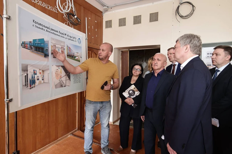 В 2024 году в Ульяновской области планируют отремонтировать еще три школы. Фото телеграм-канал Алексея Русских