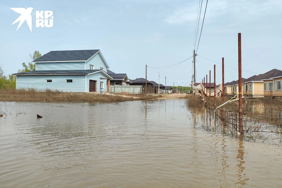 Вода практически уходит с затопленных улиц Оренбурга