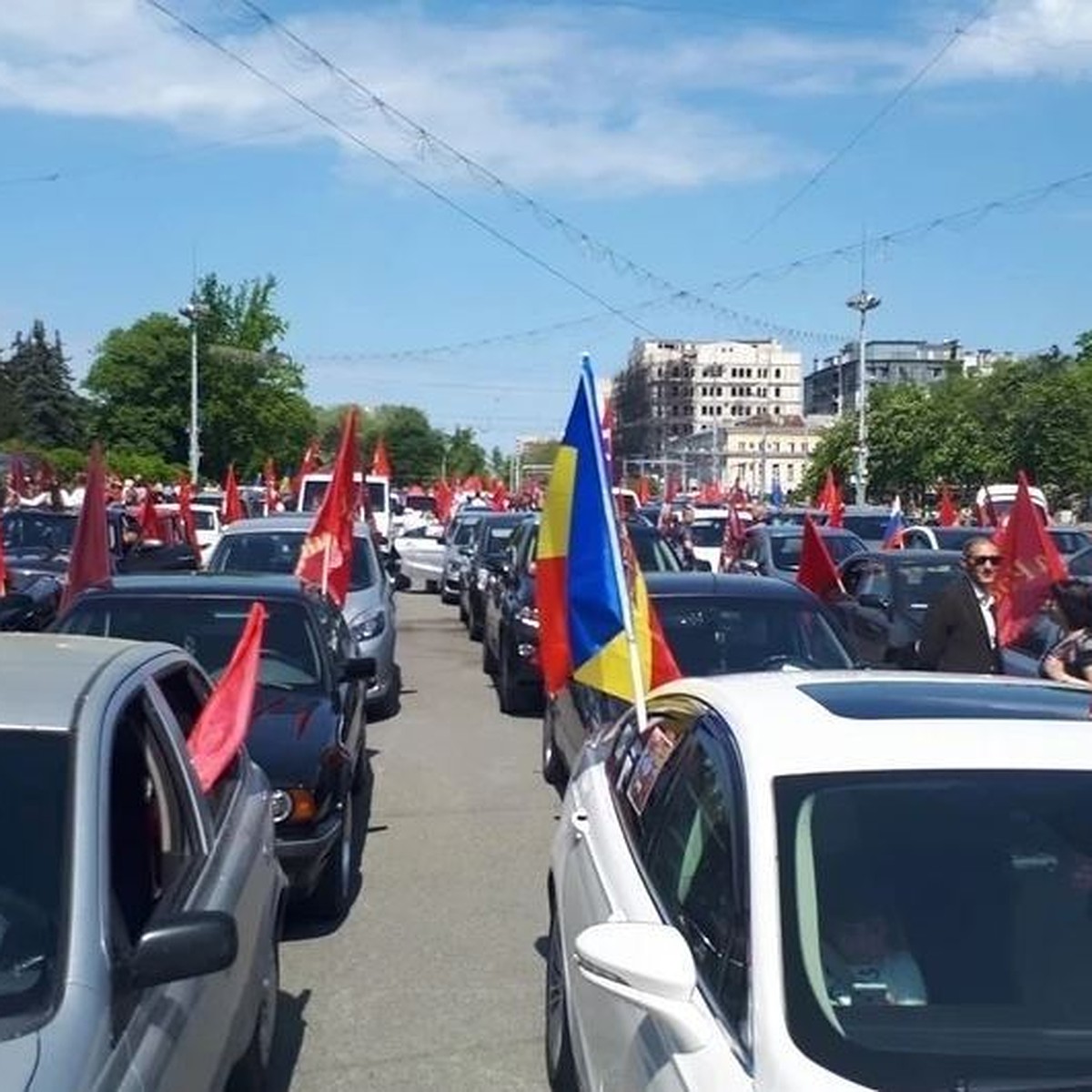 Полиция боится автопробега, посвященного Дню Победы: Организаторы  утверждают, что он стартует в центре Кишинёва - MD.KP.MEDIA