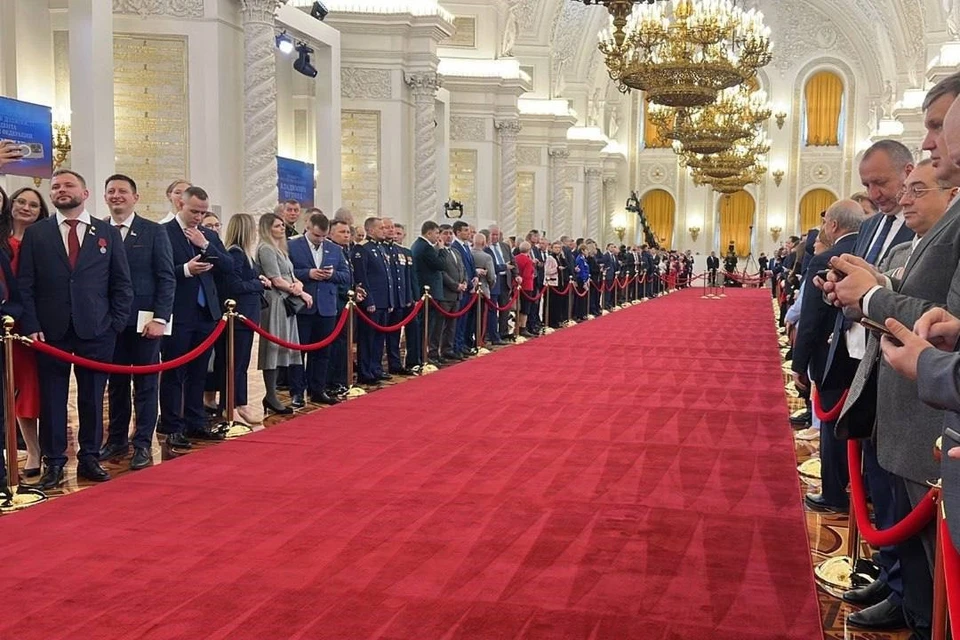 Церемония инаугурации состоялась в Кремле Фото: t.me/kondratyevvi