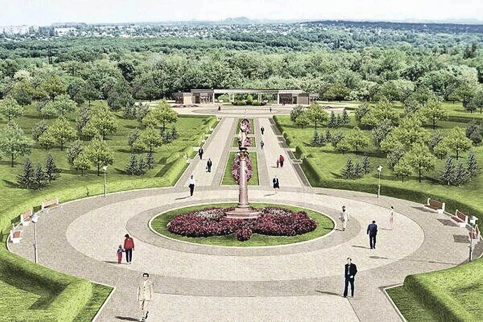Проект реконструкции Центрального парка культуры и отдыха в Макеевке.