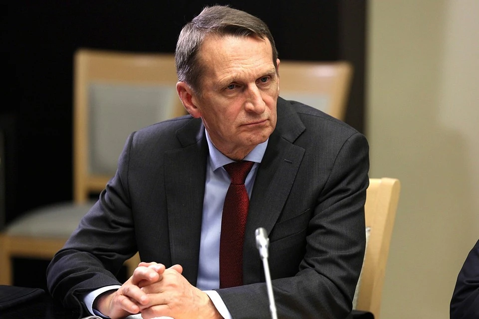 Директор Службы внешней разведки России Сергей Нарышкин