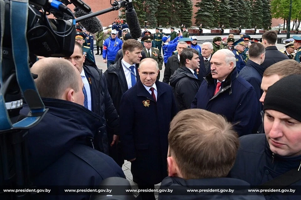 Лукашенко рассказал, о чем пообщался с Путиным после парада в Москве. Фото: president.gov.by.
