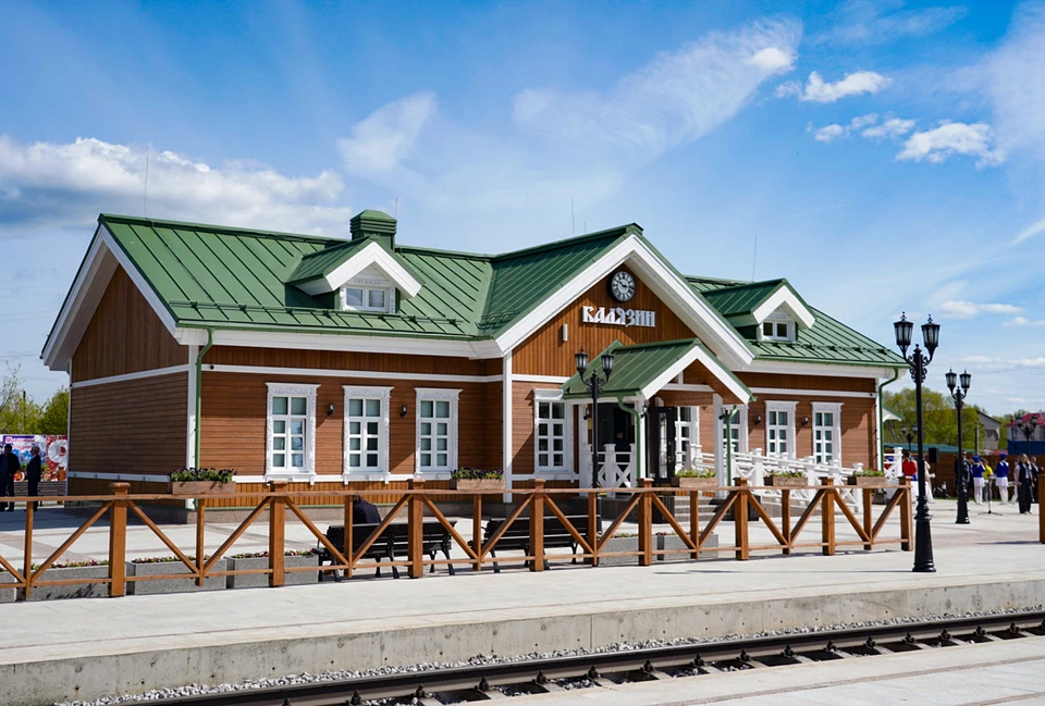 Новое здание вокзала на станции "Калязин". Фото: Андрей Зубов, предоставлено ПТО