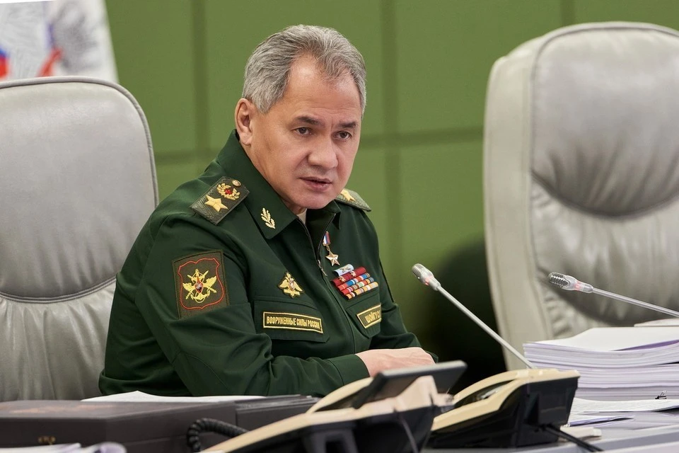 Шойгу заявил о наступлении войск РФ на всех направлениях в зоне СВО