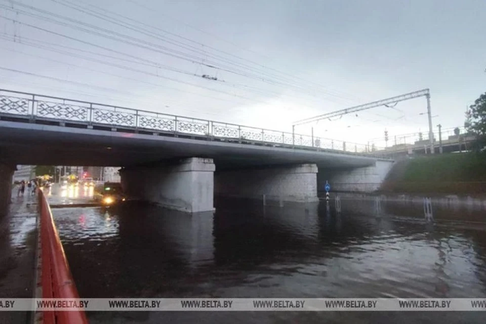 В Минске возобновлено движение на всех участках затопленных дорог. Фото: архив БелТА.