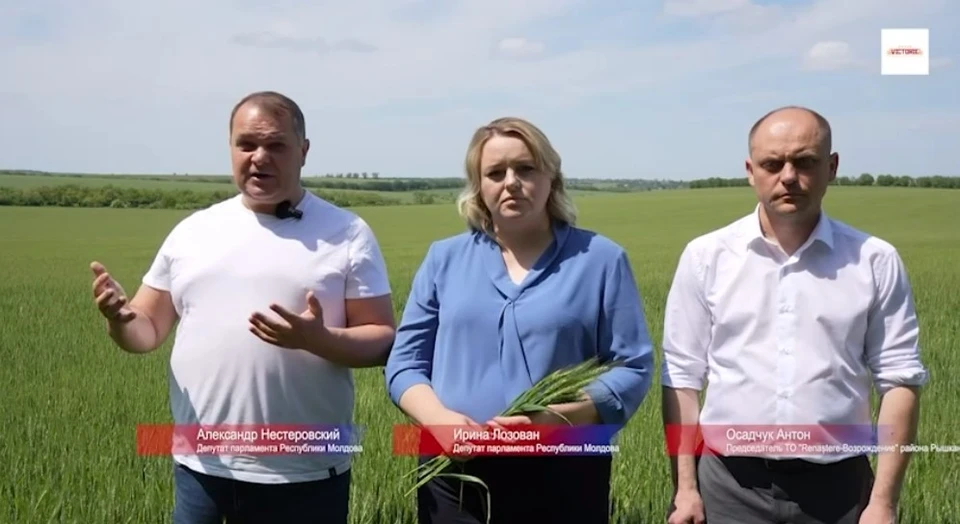 Блок «Победа» обратился к властям Молдовы с призывом спасти аграриев. Фото:скриншот видео