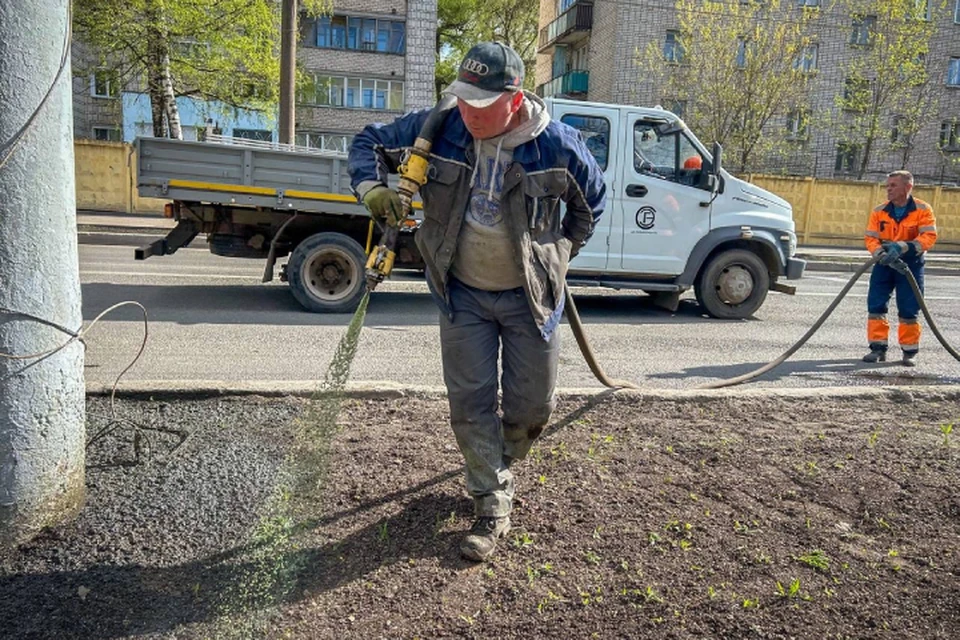 Обустройством газоном в Кирове займутся в ближайшее время. ФОТО: https://t.me/simakov_kirov