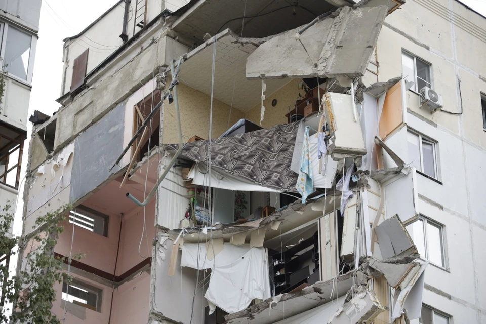 В Белгороде разбор завалов пострадавшего дома на Щорса завершат к 15 июля.