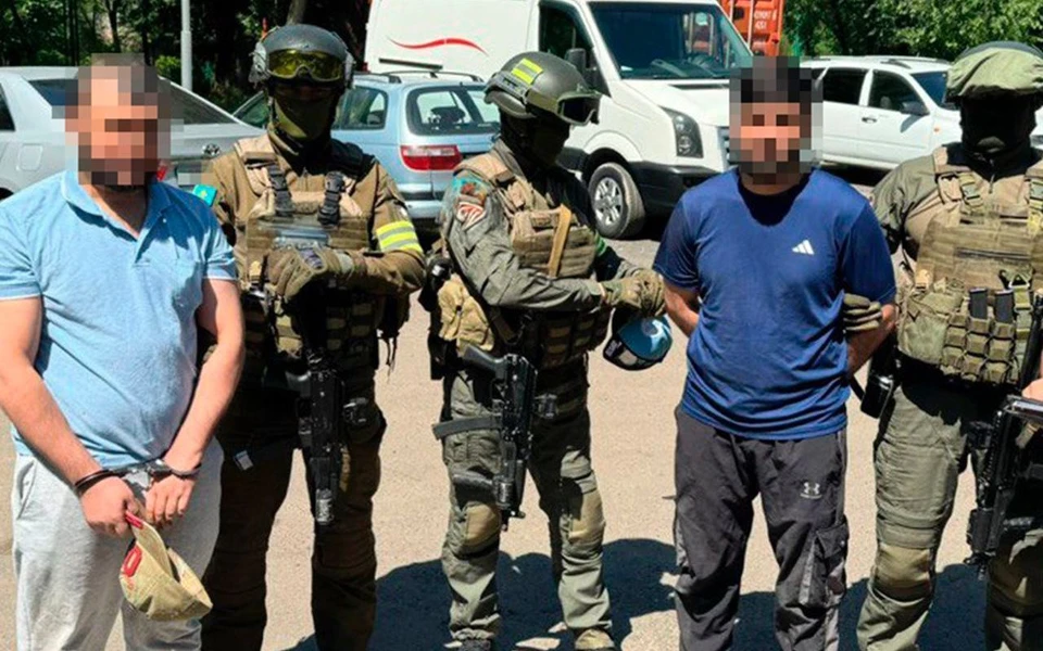 Комитет национальной безопасности задержал иностранцев в Алматы.