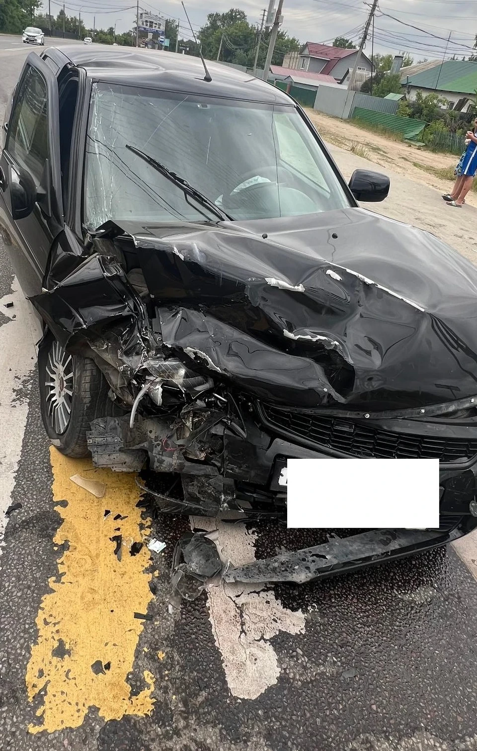 Пассажир одной из машин оказался в больнице