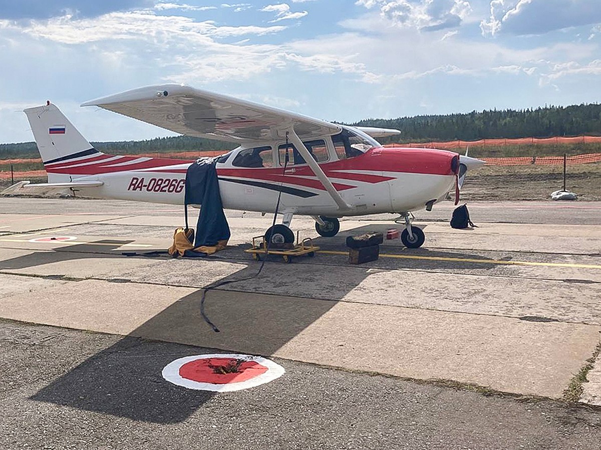 В аэропорту «Мурманск» при заходе на посадку частично разрушился самолет  Цессна - KP.RU