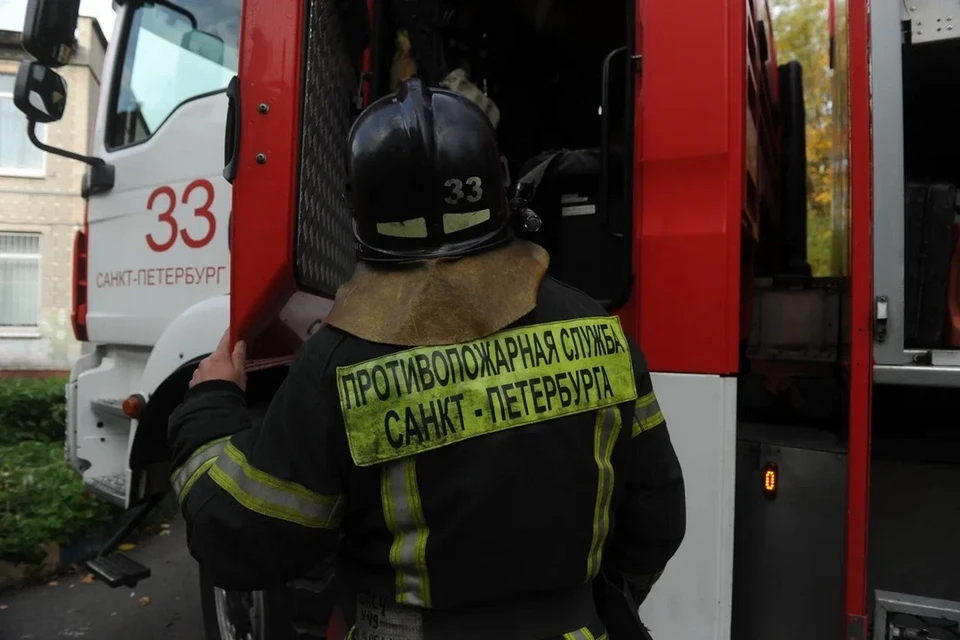 Ночной пожар на кухне в доме на Васильевском острове потушили за полчаса.