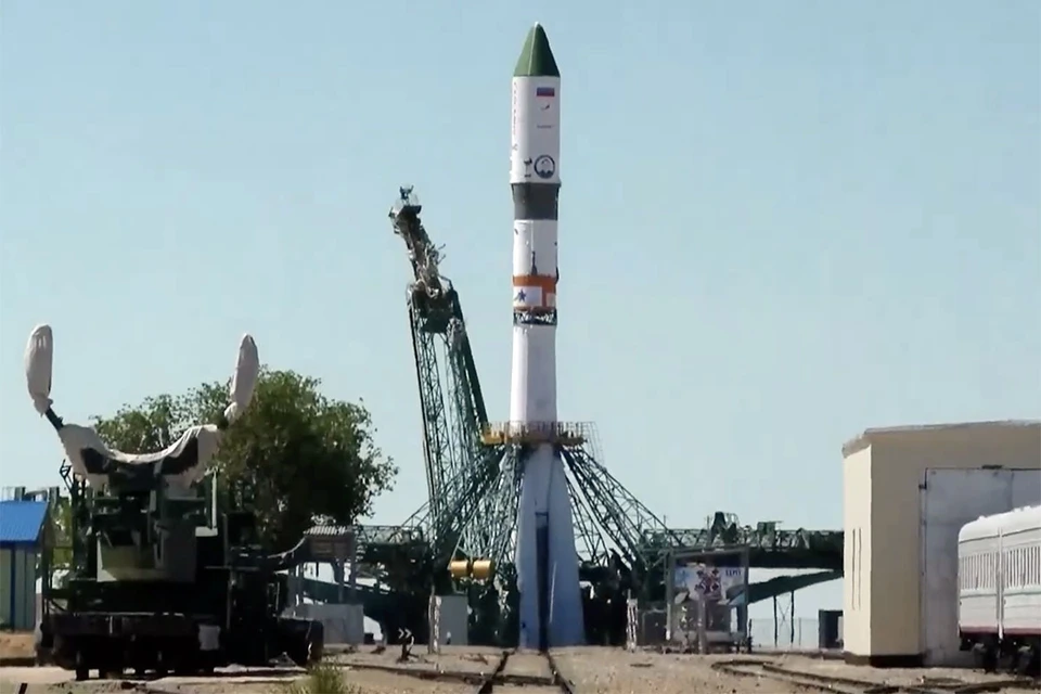 На космодроме Байконур состоялся запуск ракеты «Союз» с грузовым кораблем «Прогресс МС 27»