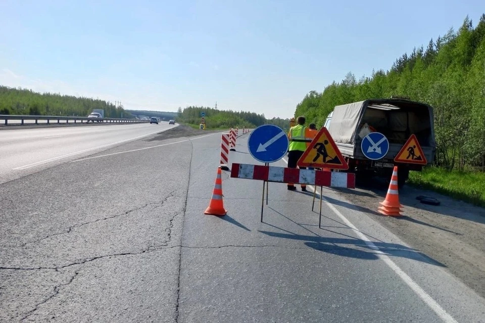 Ограничения связаны с ремонтом дорог. Фото: ГИБДД по Свердловской области