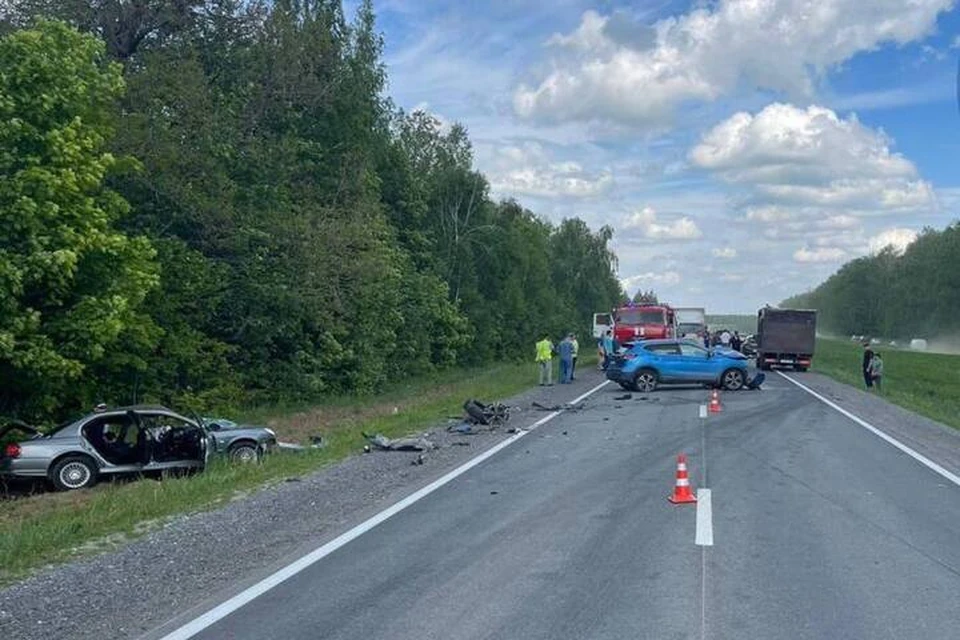 В Тюлячинском районе на 68 километре автодороги «Казань-Шемордан» произошло ДТП. Фото: ГИБДД Татарстана