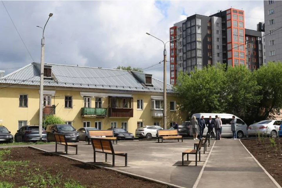 Вскоре будет готов двор по улице Ядринцева, 12.