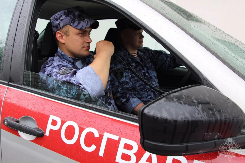 Тверские росгвардейцы во время выезда. Фото: Росгвардия