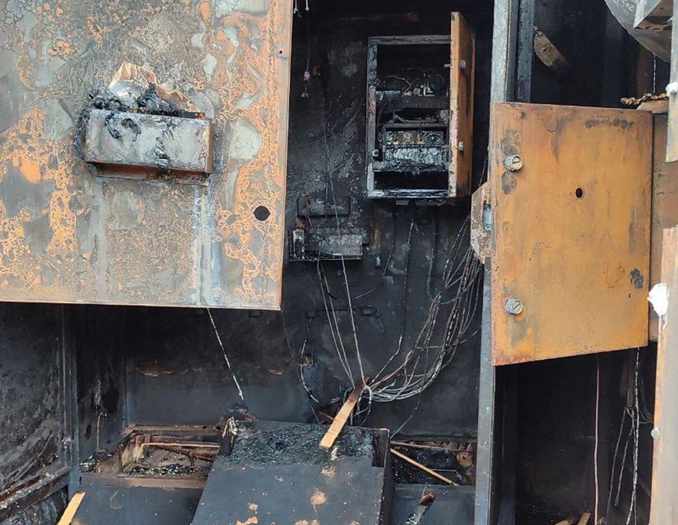 Экспертам МАГАТЭ предоставили фото уничтоженного оборудования. Фото - официальный тг-канал Запорожской АЭС