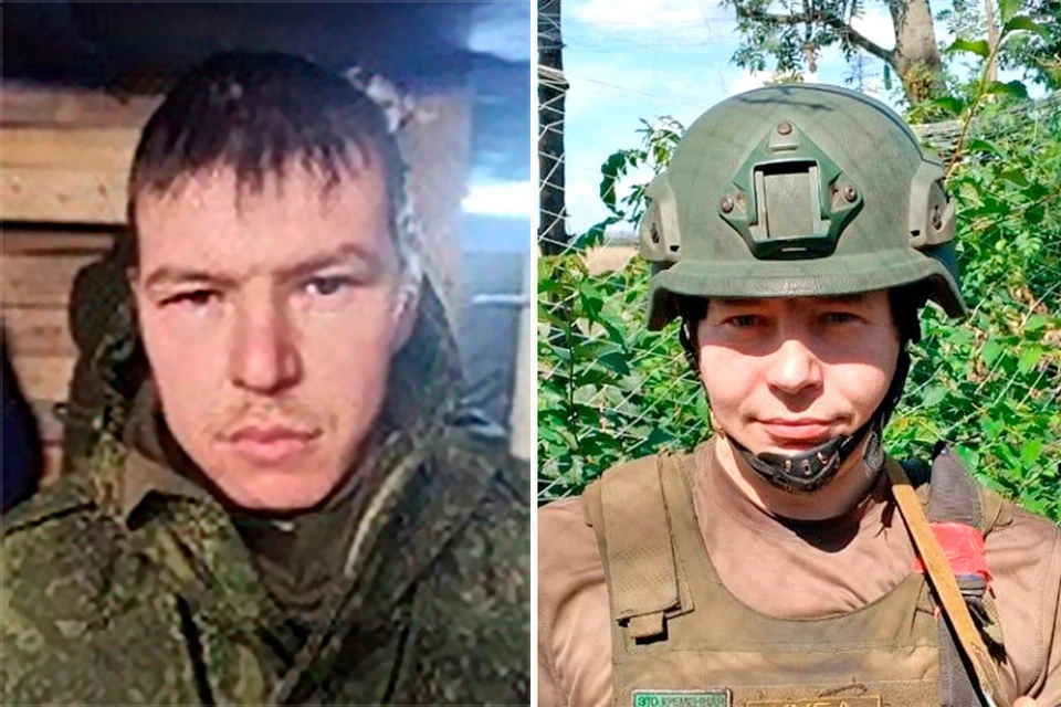 Рядовой Дмитрий Коренев и сержант Алексей Артемов