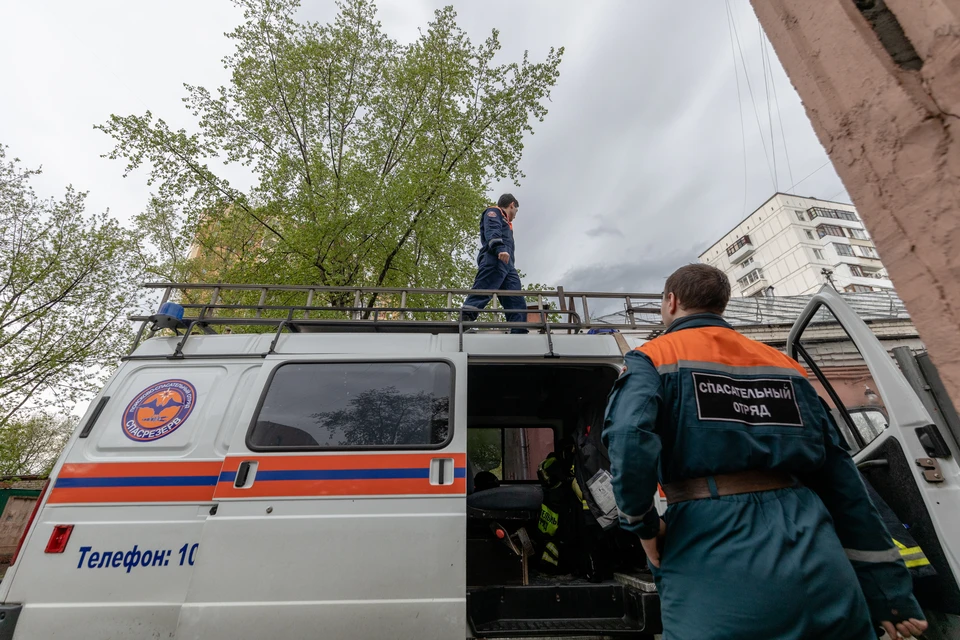 Спасатели быстро прибыли на место