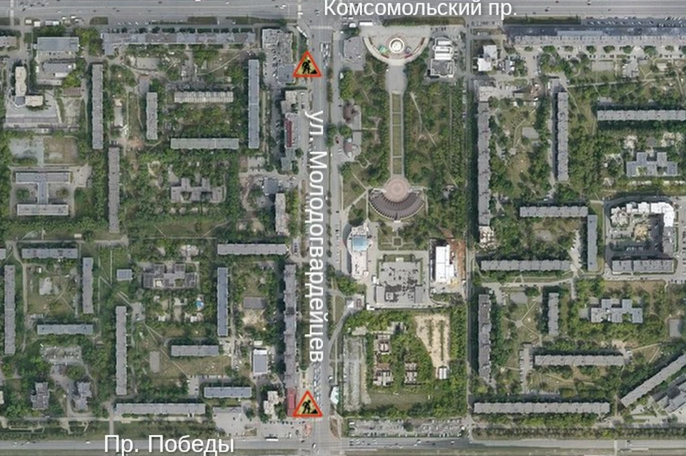 Схема: администрация Челябинска