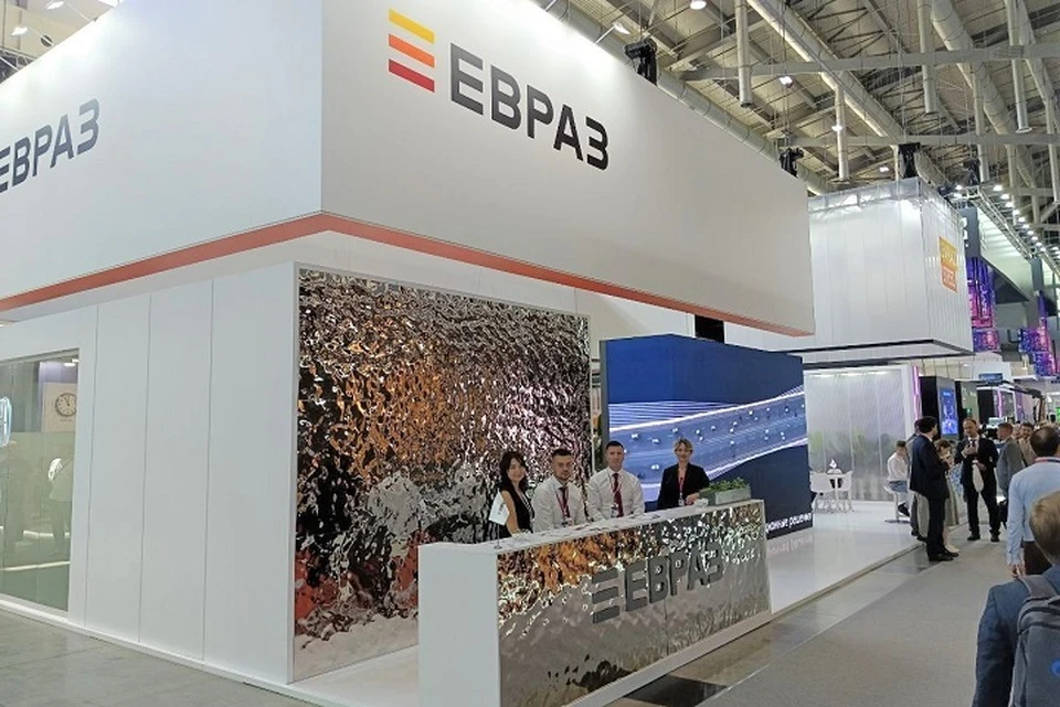 Стенд ЕВРАЗ на выставке ИННОПРОМ 2024. Фото: пресс-служба ЕВРАЗ