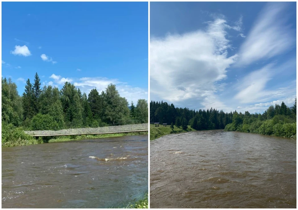 Из-за дождей в реках стало больше воды. Фото: нацпарк «Зигальга»