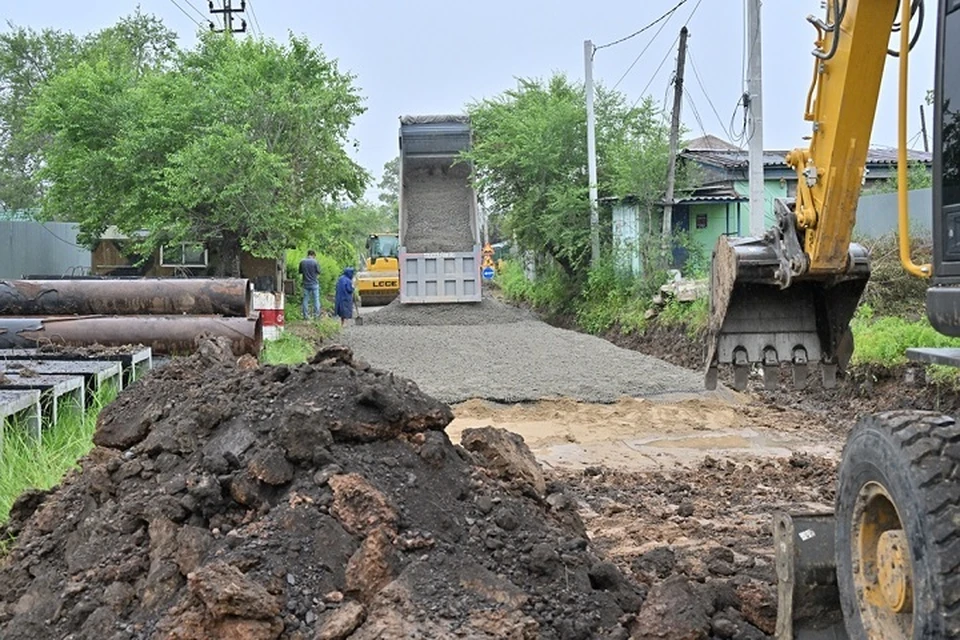 Новый асфальт заменит грунтовки в частном секторе Хабаровска