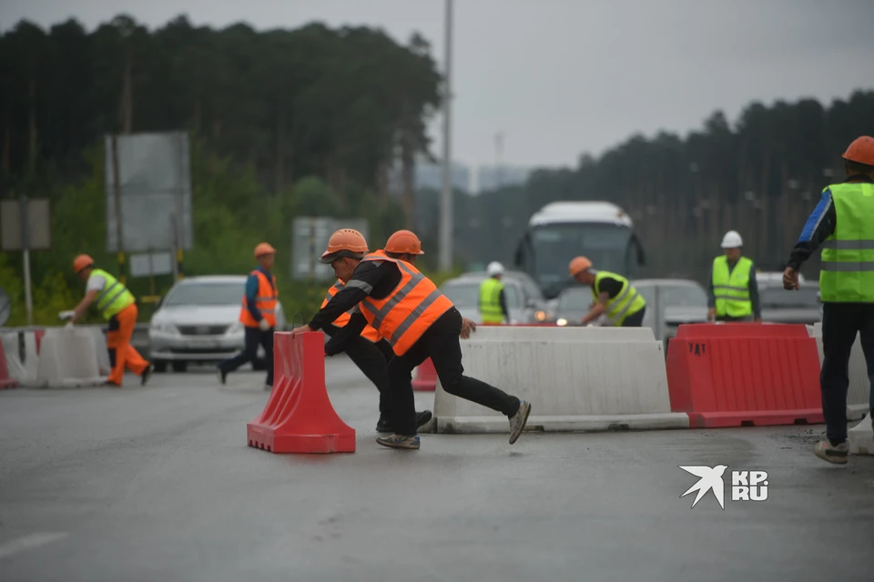Дорожные работы на трассе проводятся на 311 и 312 километрах