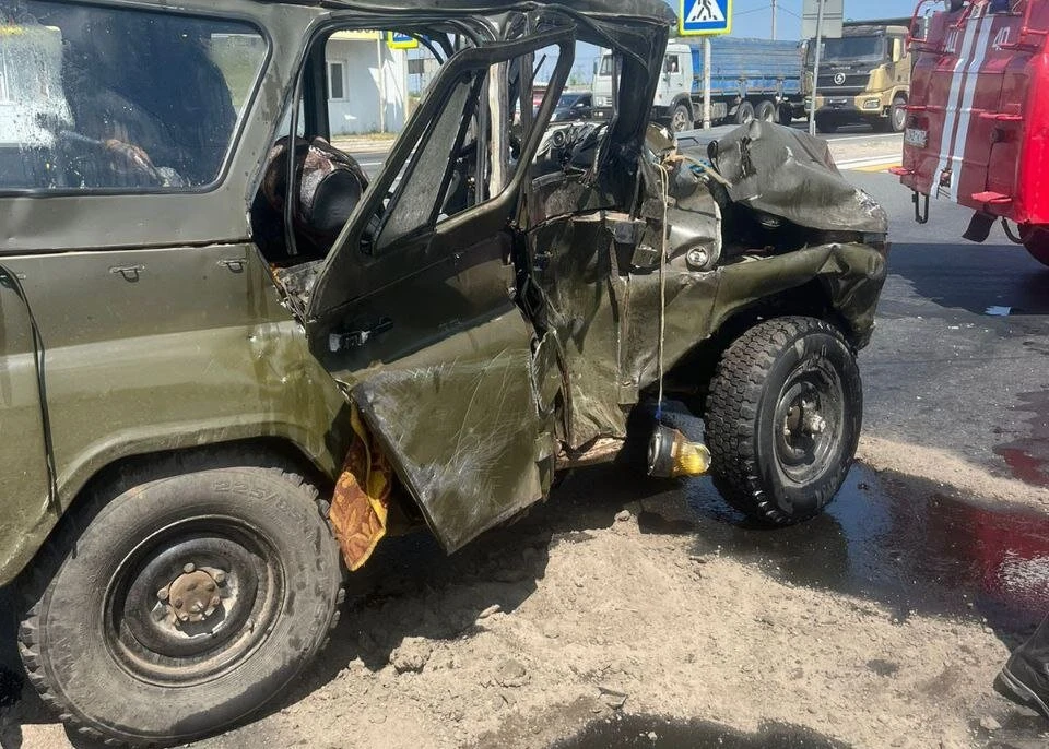 В Ульяновской области при столкновении трех автомашин погиб человек. ФОТО: тг-канал УМВД УО