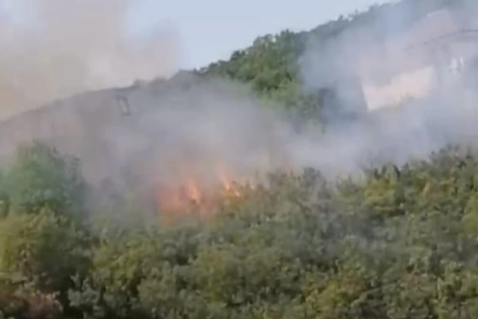 Пожар локализовали Фото: кадр из видео