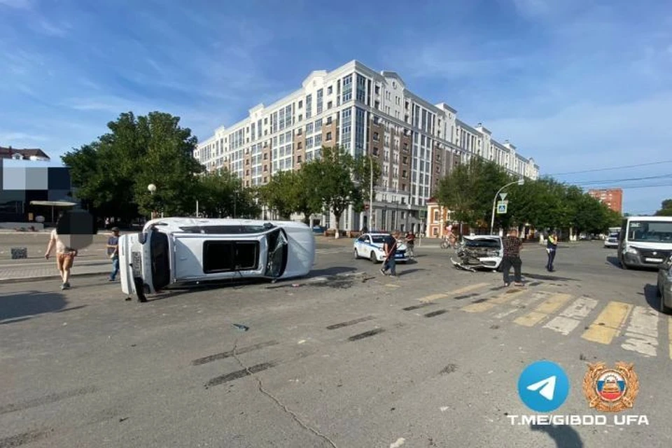 За рулем иномарки был 34-летний водитель. Фото: Госавтоинспекция Уфы