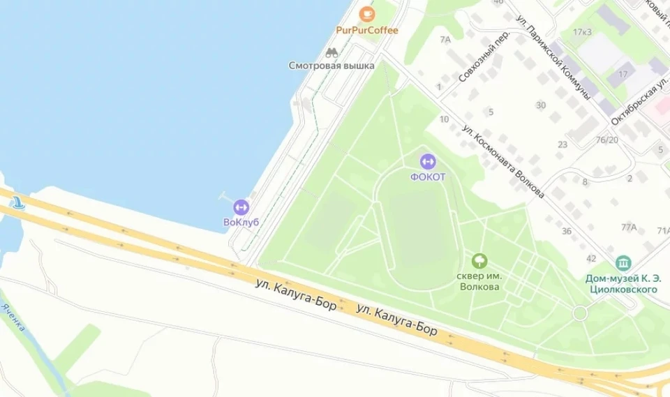 В Калуге перекроют набережную Яченского водохранилища
