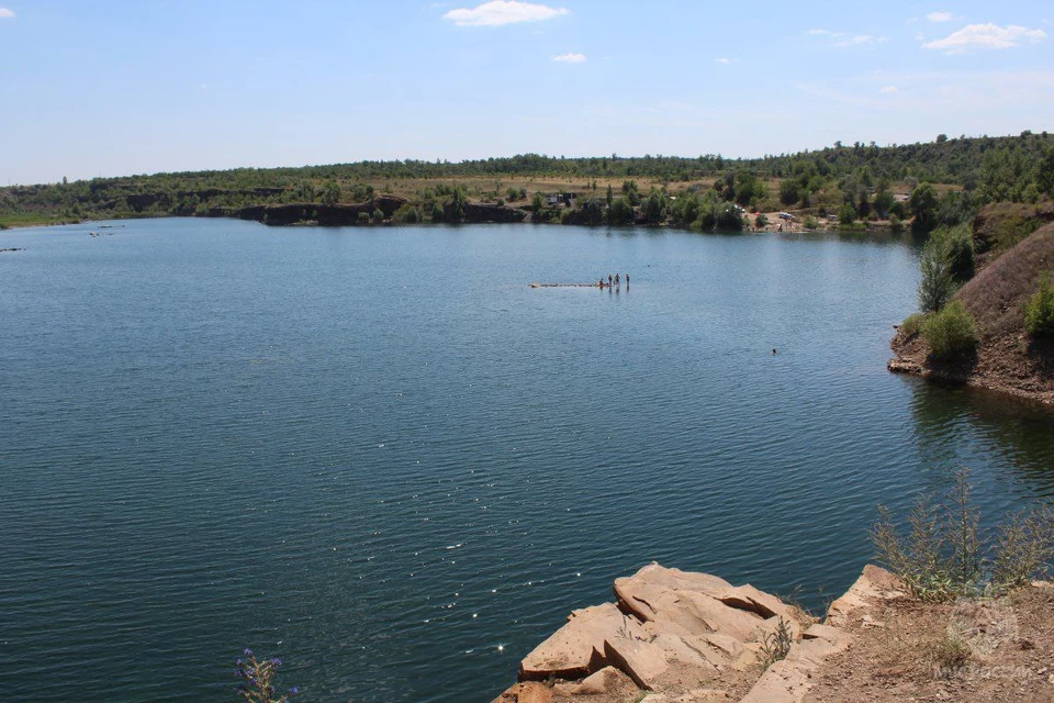 Карьер в Краснодоне. ФОТО: МЧС ЛНР