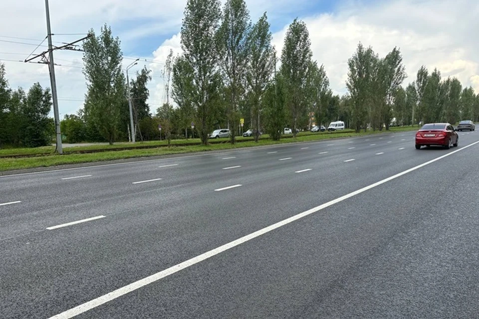 На дороге установили новые знаки и нанесли разметку. Фото: пресс-служба администрации Вахитовского и Приволжского районов города