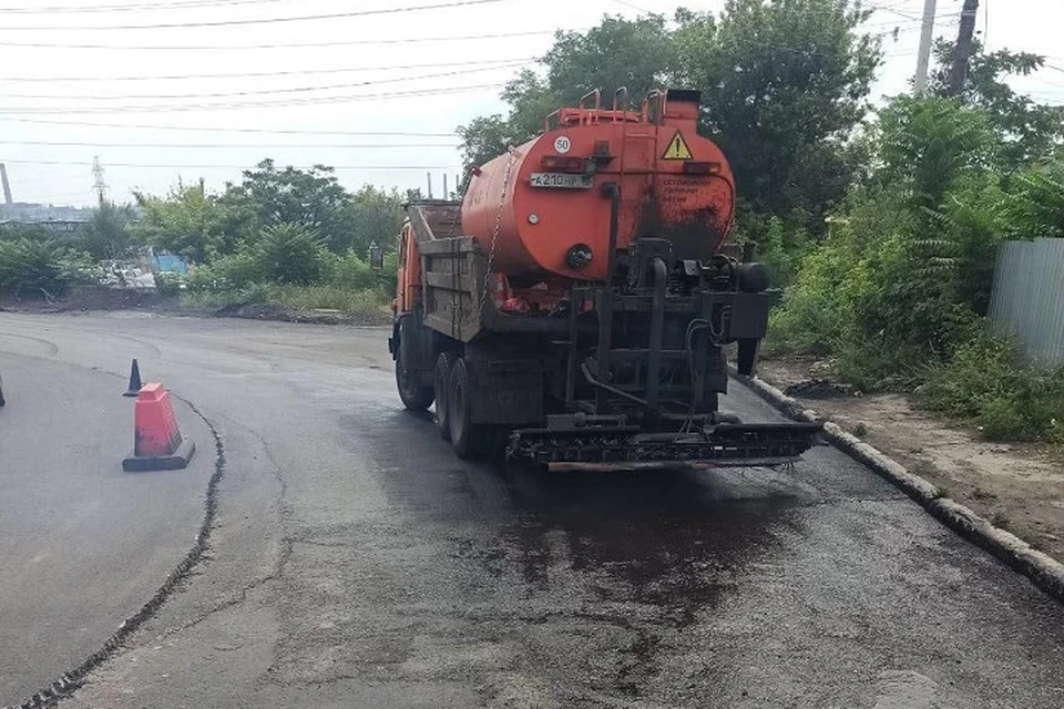 Дорожники из Московской области завершили ремонт еще одной улицы в Макеевке. Фото: Минтранс ДНР