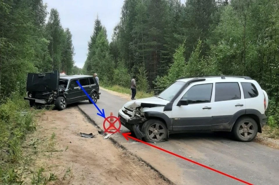 На Удоре столкнулись два внедорожника.