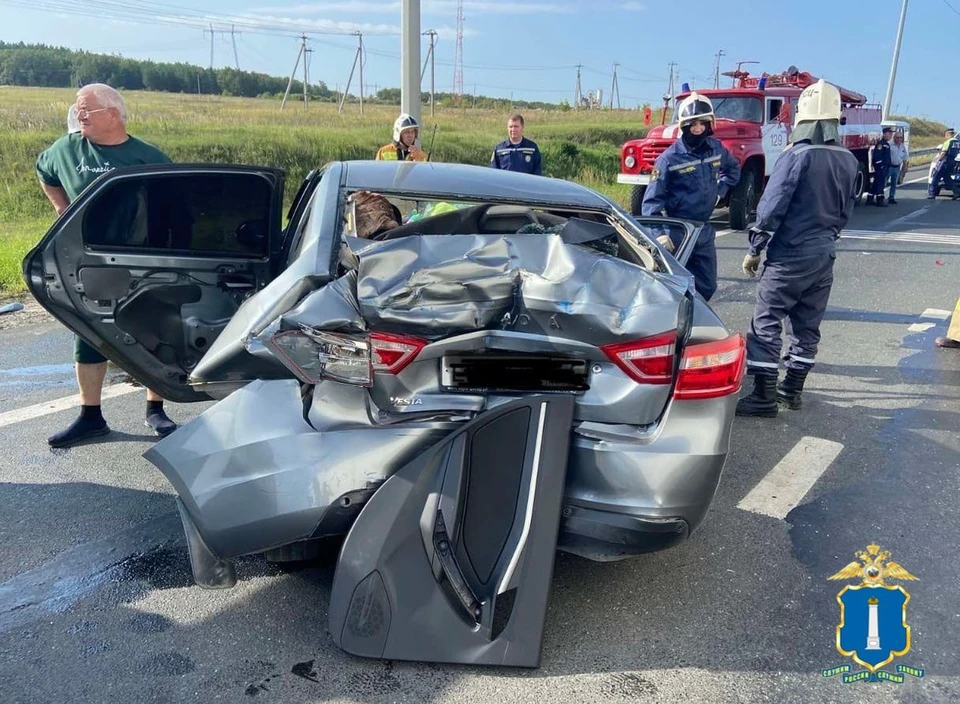 В Ульяновской области 20 августа произошло ДТП, где пострадал ребенок. Фото УМВД России по УО